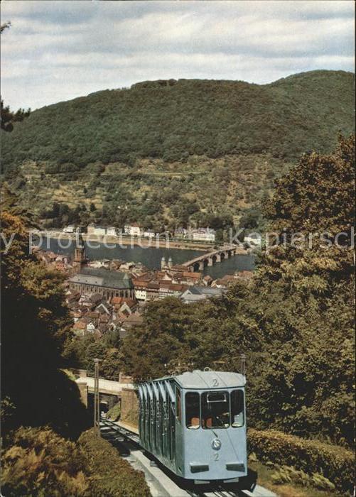 Heidelberg Neckar Bergbahn auf den Königstuhl