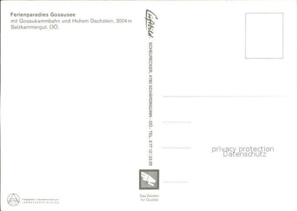 Gosau Oberoesterreich Gosaukammbahn Seilbahn Gosausee Hoher D – Bild 2