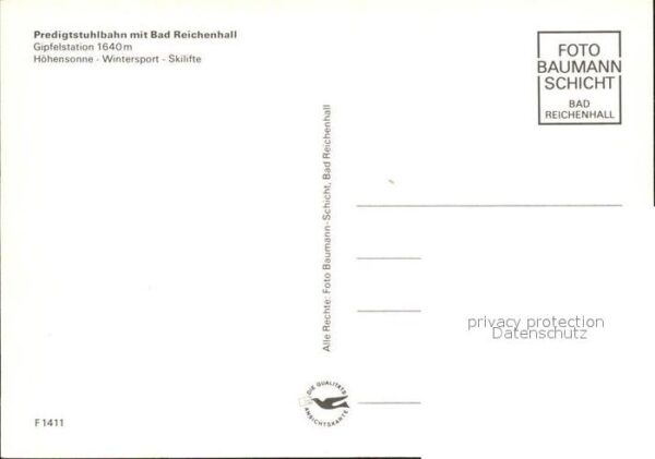 Bad Reichenhall Predigtstuhlbahn Seilbahn Gipfelstation – Bild 2