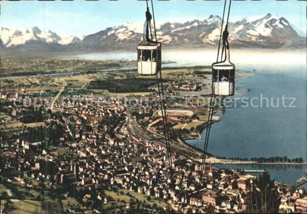 Bregenz Vorarlberg Pfänderbahn Bergbahn Bodensee Alpenpano