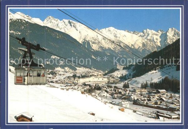 St Anton Arlberg Panorama Wintersportplatz Galzigbahn Se