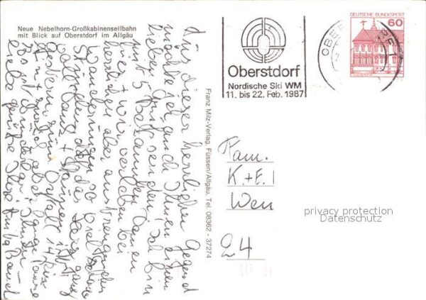 Oberstdorf Nebelhorn Grosskabinenseilbahn Bergbahn – Bild 2