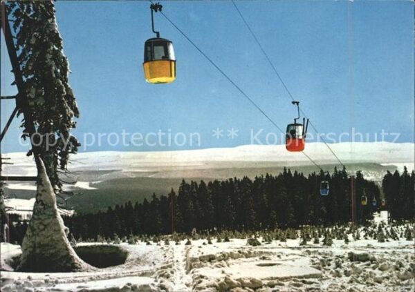 Braunlage Bergseilbahn Winterpanorama