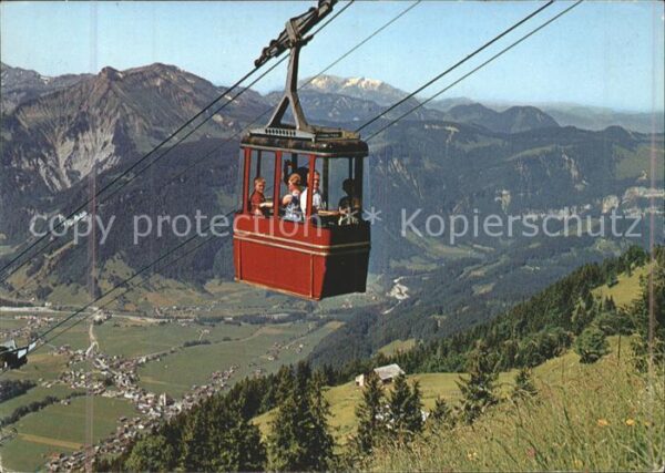 Bezau Vorarlberg Bergbahn Seilbahn Sonderdach Sommerpano