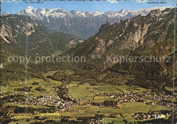 Grossgmain Panorama Luft und Kneippkurort Alpen