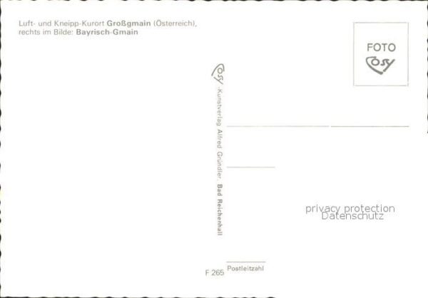 Grossgmain Panorama Luft und Kneippkurort Alpen – Bild 2