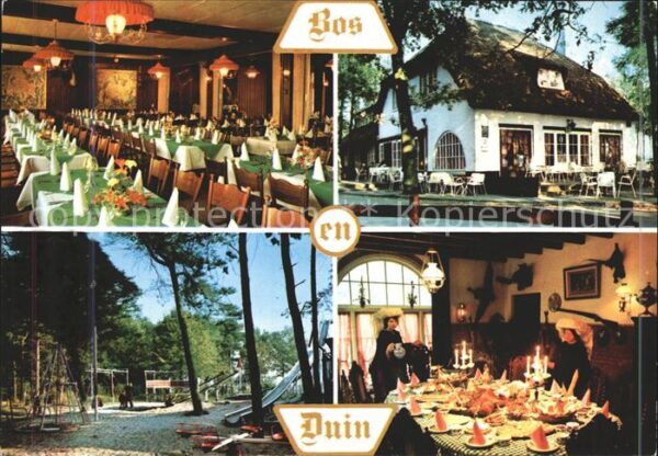 Udenhout Hotel Cafe Rotisserie Bos en Duin Speis