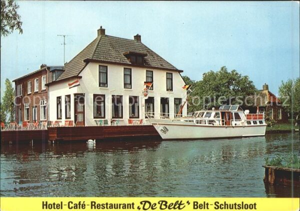 Belt Schutsloot Hotel Cafe Restaurant De Belt Motorboot