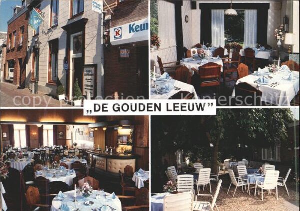 Montfoort Restaurant De Gouden Leeuw Terrasse