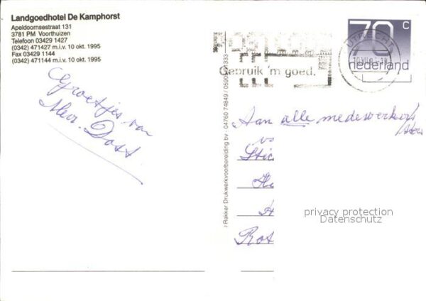 Voorthuizen Landgoedhotel De Kamphorst Teich Park B – Bild 2