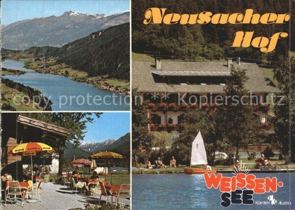 Techendorf Weissensee Neusacher Hof Terrasse Alpenpanorama