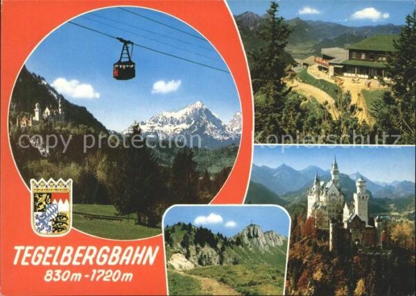 Schwangau Tegelbergbahn Berggasthof Schloss Neusc