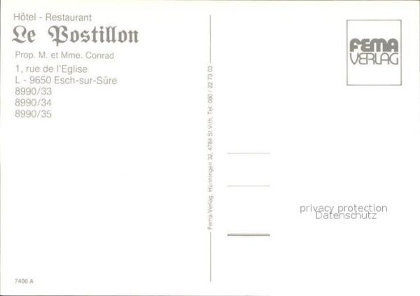 Esch-sur-Sure Hotel Restaurant Le Postillon – Bild 2