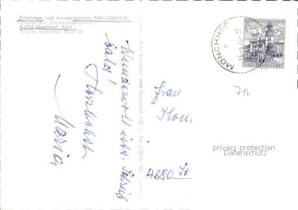 Moenchhof Burgenland Erholungsheim Kneipp Kurheim Marienkron – Bild 2