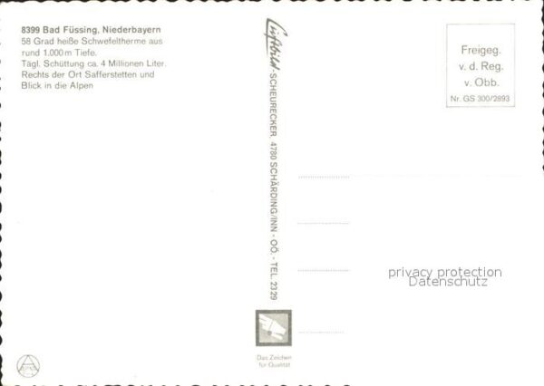 Bad Fuessing Schwefeltherme Alpenblick Höllengebirge – Bild 2