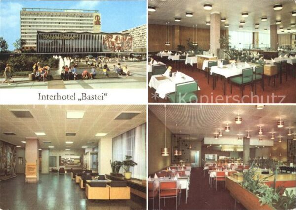 Dresden Interhotel Bastei Empfang Grill Restaur