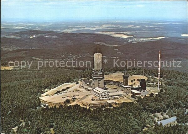 Grosser Feldberg Taunus Sender Fliegeraufnahme