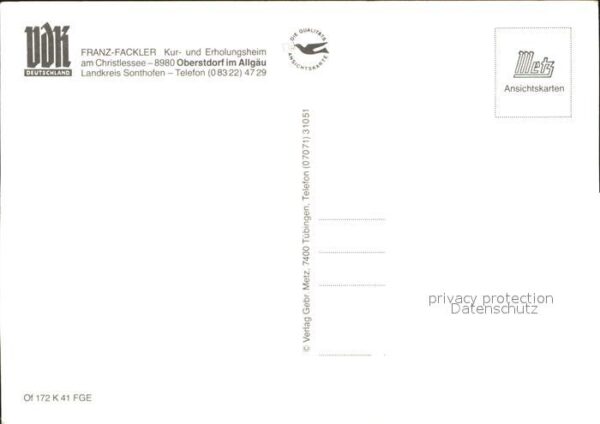 Oberstdorf Erholungsheim Franz Fackler Kurheim Res – Bild 2
