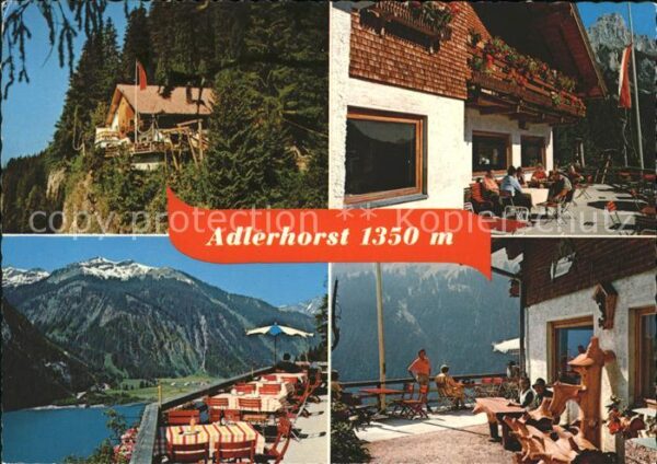 Nesselwaengle Tirol Berggasthof Adlerhorst Terrasse Haldens