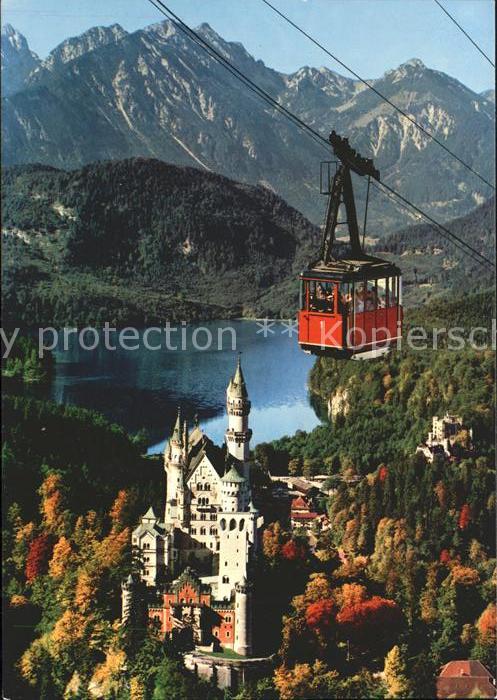 Schwangau Tegelbergbahn Königsschlösser Neuschwan