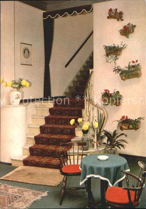 Westerland Sylt Hotel Kiefer Treppenaufgang Nordseeheil