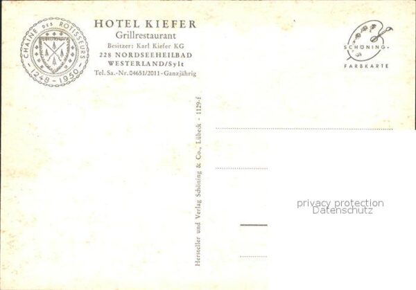 Westerland Sylt Hotel Kiefer Treppenaufgang Nordseeheil – Bild 2