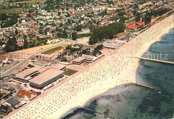 Groemitz Ostseebad Strand Ostseeheilbad Fliegeraufnahme