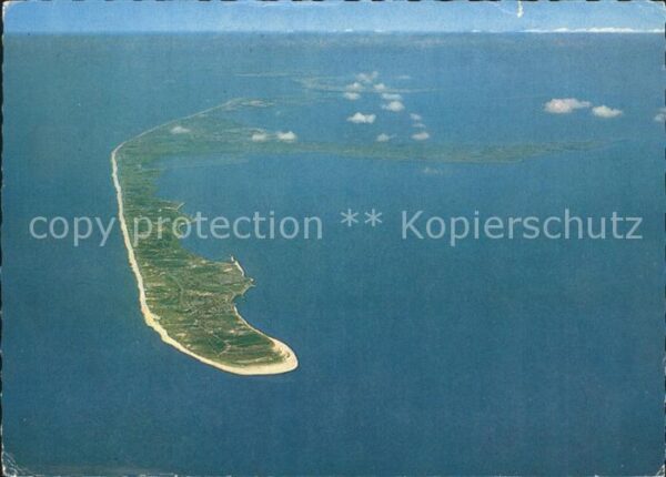 Insel Sylt Fliegeraufnahme im Hintergrund Insel Rö