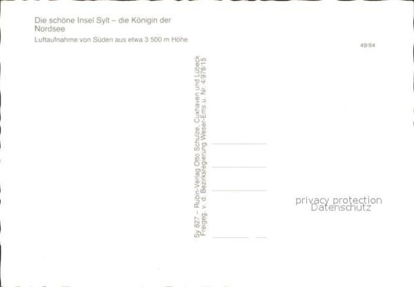 Insel Sylt Fliegeraufnahme – Bild 2
