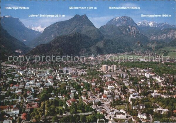 Bad Reichenhall Weltkurort Bayerische Alpen Fliegeraufn