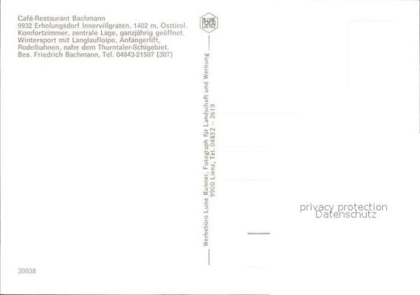 Innervillgraten Cafe Restaurant Bachmann – Bild 2