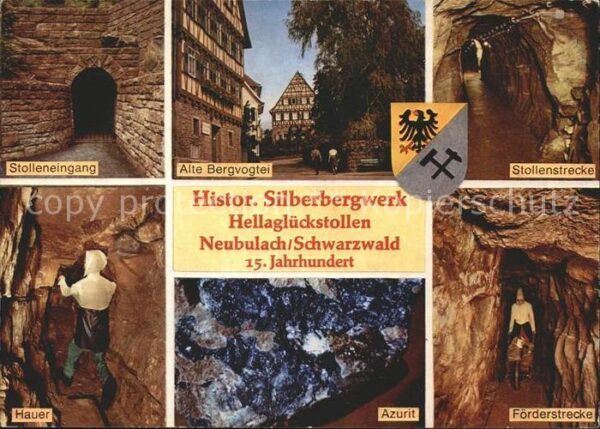 Neubulach Historisches Silberbergwerk Stollen Ber