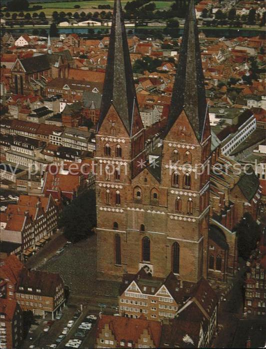 Luebeck St Marienkirche Hansestadt Fliegeraufna