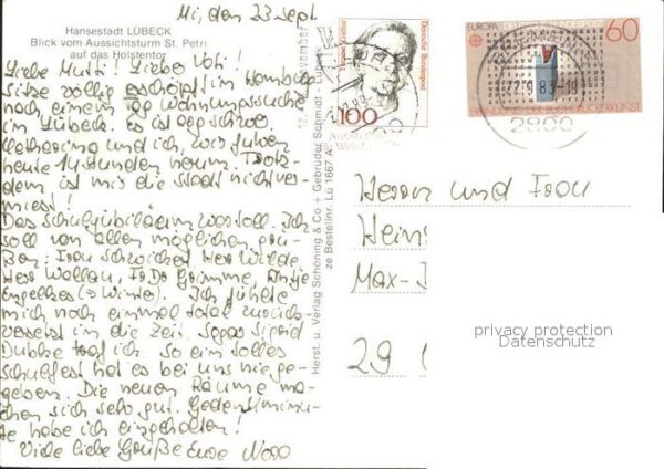 Luebeck Holstentor Blick vom Aussichtsturm St P – Bild 2