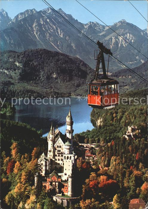 Schwangau Tegelbergbahn Königsschlösser Neuschwan