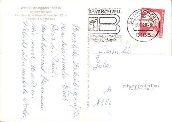 Osterhofen Bayrischzell Wendelsteingipfel Seilschwebebahn – Bild 2