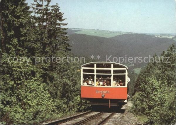 Lichtenhain Bergbahn Bergbahn Panorama Thüringer Wald