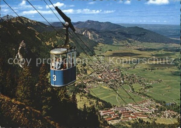 Oberammergau Laberbergbahn Seilbahn Panorama Kofel