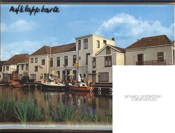 Akkrum Hotel Cafe Restaurant Goerres Kanal Boo – Bild 2