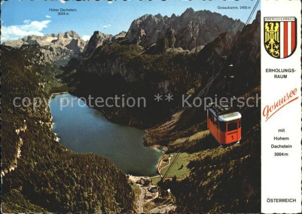 Gosau Oberoesterreich Gosausee Hoher Dachstein Gosaukamm-Seil