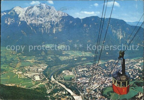 Bad Reichenhall Predigtstuhl-Seilbahn Hochstaufen