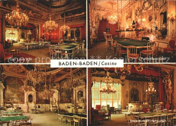 Baden-Baden Casino Saal Louis XIV Pomadour-Saal Saa