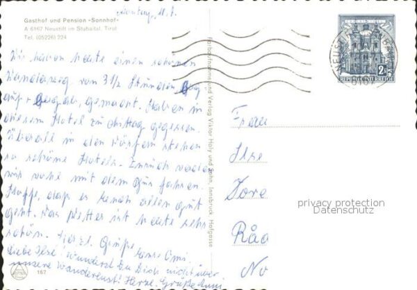 Neustift Stubaital Tirol Gasthof-Pension Sonnhof – Bild 2