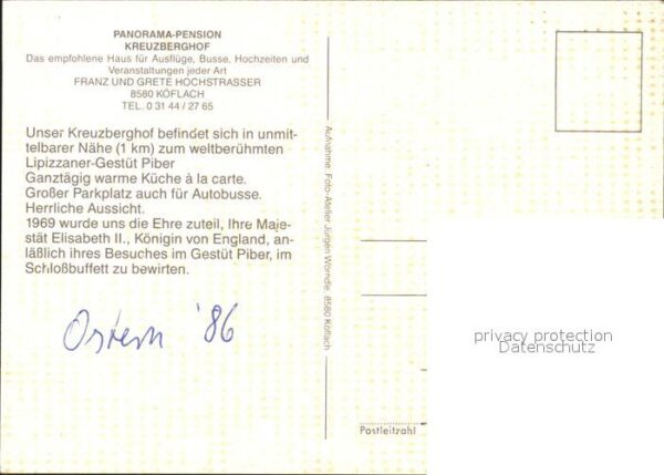 Koeflach Panorama-Pension Kreuzberghof Pferde – Bild 2