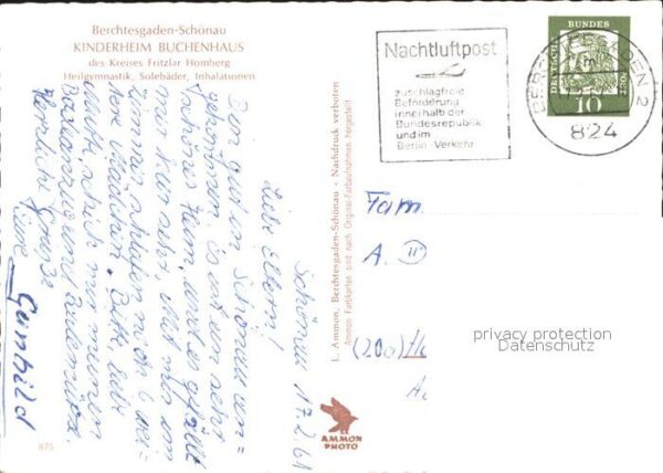 Schoenau Berchtesgaden Kinderheim Buchenhaus – Bild 2