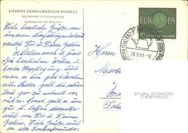 Bad Berneck Siemens-Erholungsheim Berneck – Bild 2