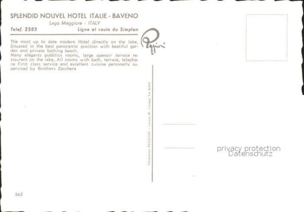 Baveno Splendid Nouvel Hotel Italie – Bild 2