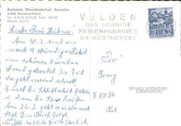 Warmbad Villach Kurhotels Warmbaderhof Kursalon – Bild 2