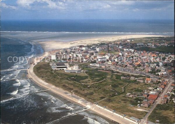 Borkum Südstrand Fliegeraufnahme