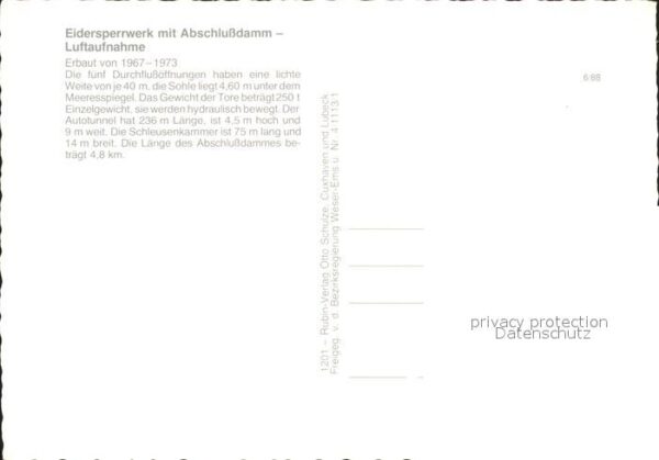 Toenning Nordseebad Eidersperrwerk Abschlussdamm Fliegerauf – Bild 2